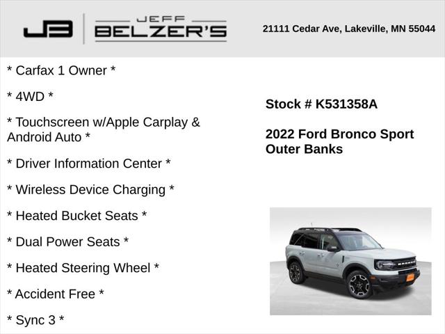 2022 Ford Bronco Sport Outer Banks