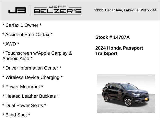 2024 Honda Passport AWD TrailSport 2024 Honda Passport AWD TrailSport