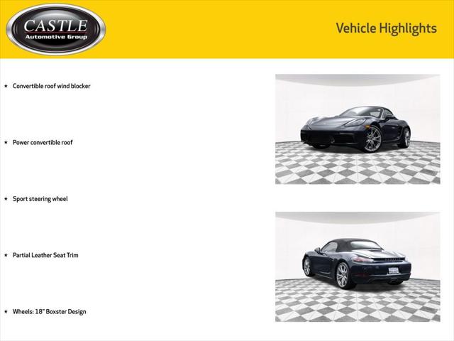 2019 Porsche 718 Boxster Base
