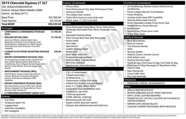 2019 Chevrolet Equinox LT 2019 Chevrolet Equinox LT