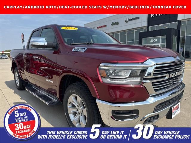2019 RAM 1500 Laramie Quad Cab 4x4 64 Box 2019 RAM 1500 Laramie Quad Cab 4x4 64 Box