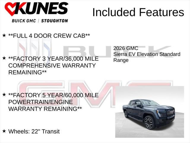 2026 GMC Sierra Standard Range Elevation