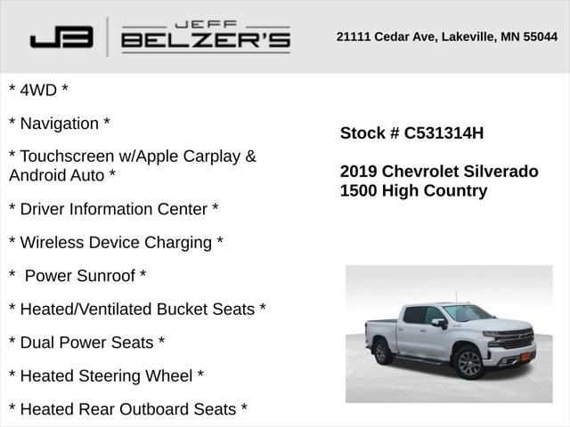2019 Chevrolet Silverado 1500 High Country 2019 Chevrolet Silverado 1500 High Country