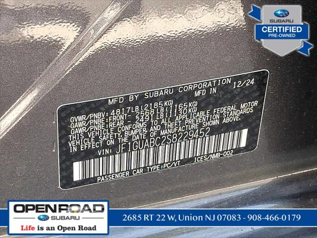 2025 Subaru Impreza Base 5-Door