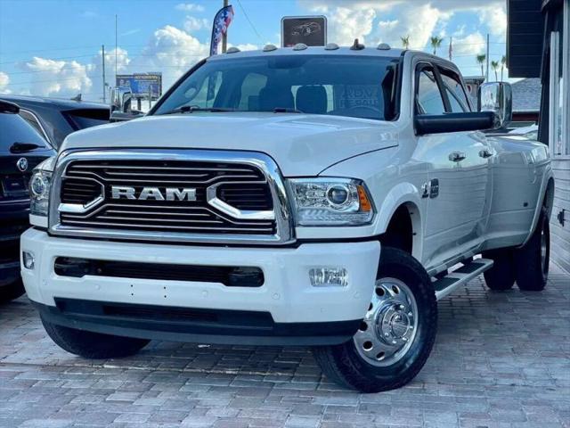 2018 Ram 3500 Laramie Longhorn Crew Cab 4x4 8' Box for sale in Tampa, FL