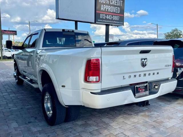 2018 Ram 3500 Laramie Longhorn Crew Cab 4x4 8' Box