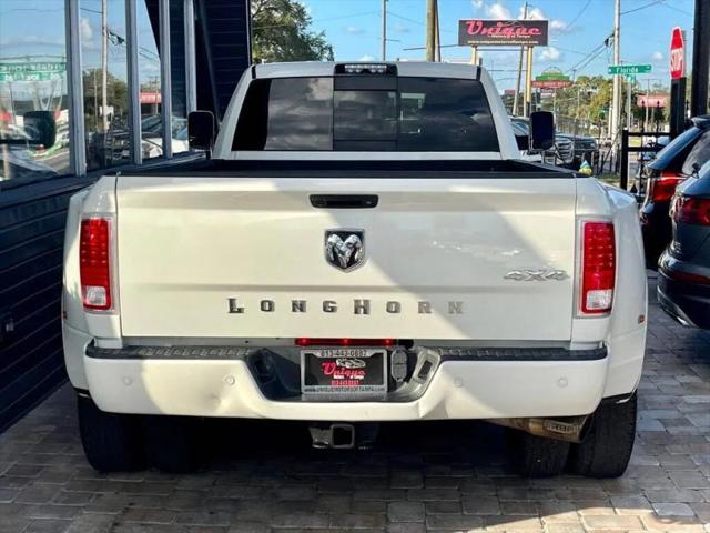2018 Ram 3500 Laramie Longhorn Crew Cab 4x4 8' Box