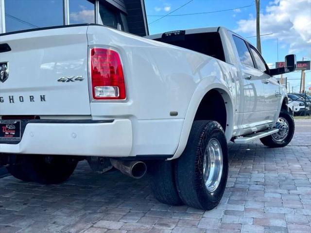 2018 Ram 3500 Laramie Longhorn Crew Cab 4x4 8' Box