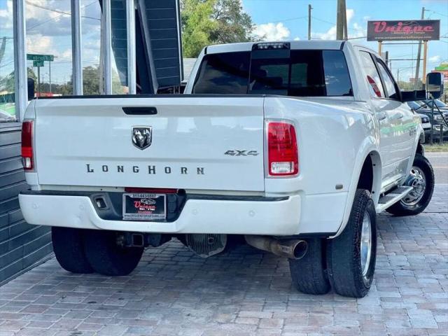 2018 Ram 3500 Laramie Longhorn Crew Cab 4x4 8' Box
