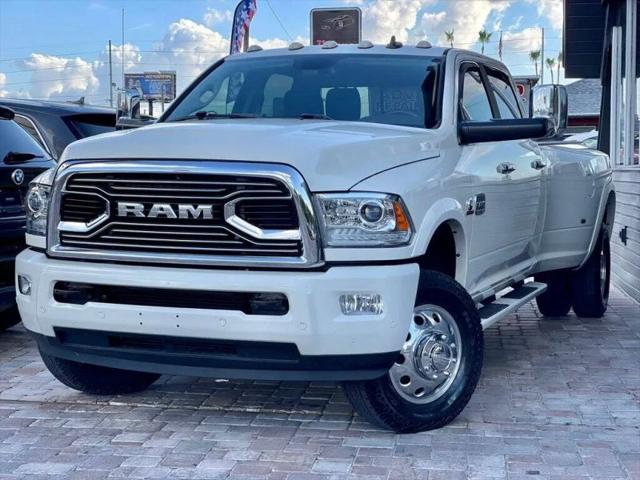 2018 Ram 3500 Laramie Longhorn Crew Cab 4x4 8' Box