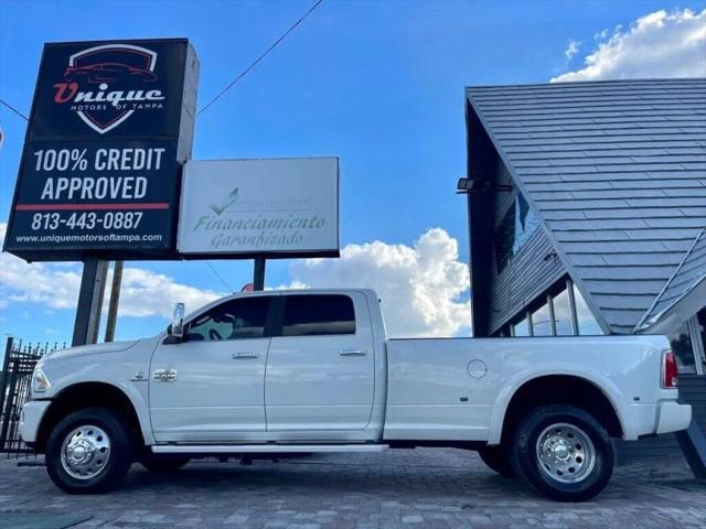 2018 Ram 3500 Laramie Longhorn Crew Cab 4x4 8' Box