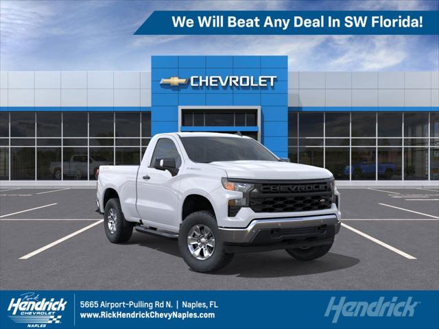 2025 Chevrolet Silverado 1500 4WD Regular Cab Standard Bed WT for sale in Naples, FL