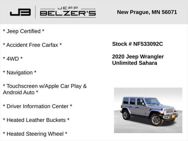 2020 Jeep Wrangler Unlimited Sahara 4X4