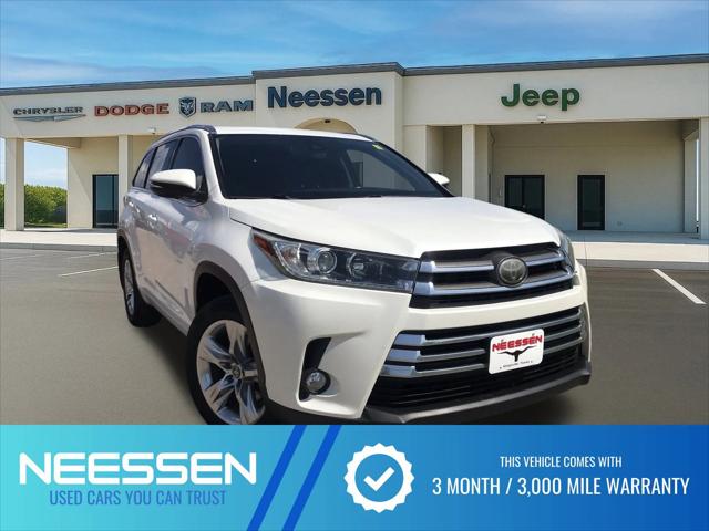 2018 Toyota Highlander Limited 2018 Toyota Highlander Limited