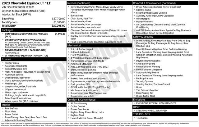 2023 Chevrolet Equinox FWD LT