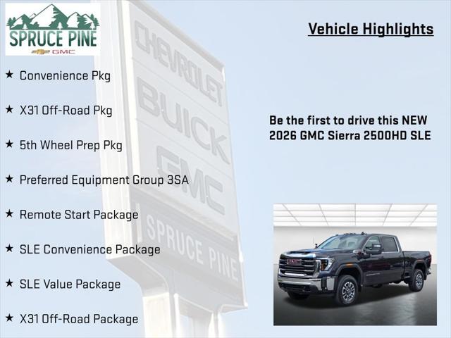 2026 GMC Sierra 2500HD SLE