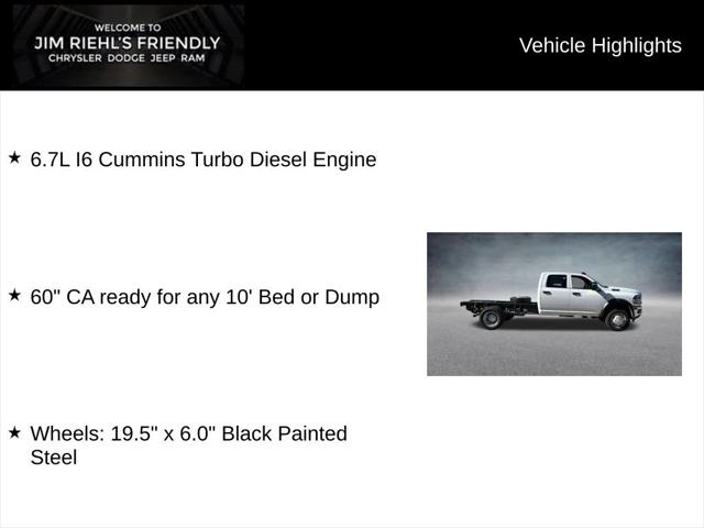 2026 RAM Ram 5500 Chassis Cab RAM 5500 TRADESMAN CHASSIS CREW CAB 4X4 60 CA