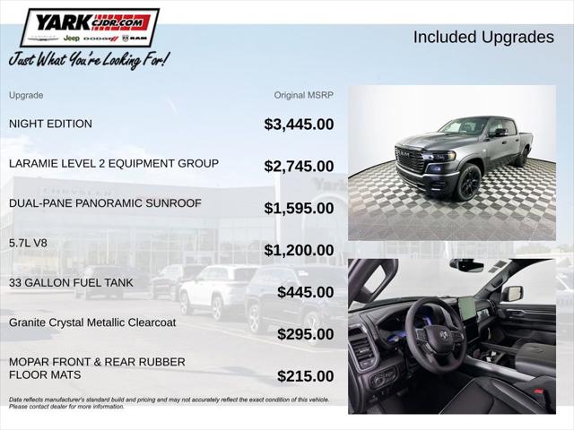 2026 RAM Ram 1500 RAM 1500 LARAMIE CREW CAB 4X4 57 BOX