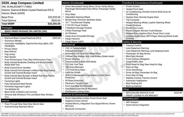 2026 Jeep Compass Limited