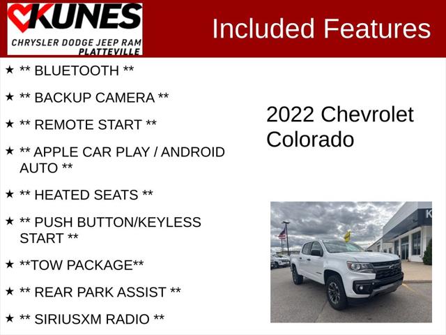 2022 Chevrolet Colorado 4WD Crew Cab Short Box Z71 2022 Chevrolet Colorado 4WD Crew Cab Short Box Z71