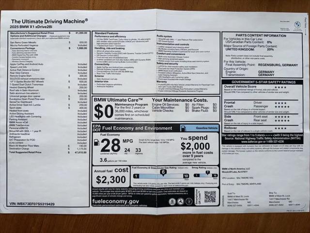 2025 BMW X1 xDrive28i