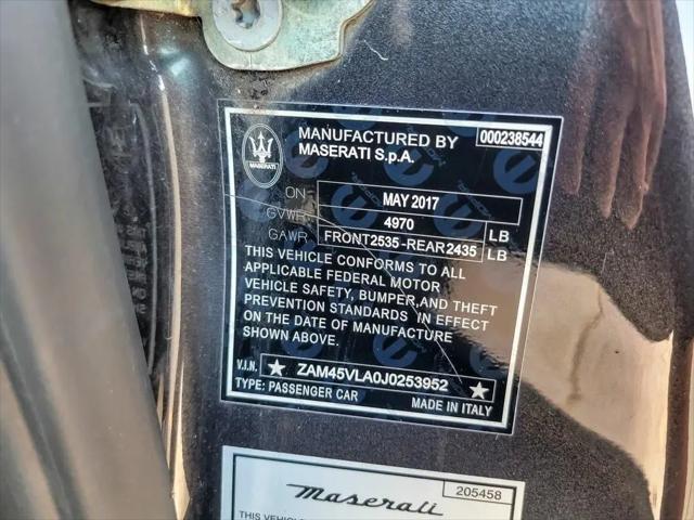 2018 Maserati GranTurismo MC