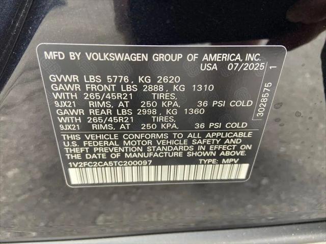 2026 Volkswagen Atlas Cross Sport SEL Premium R-Line