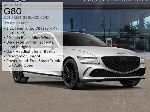 2026 Genesis G80 3.5T Prestige Black
