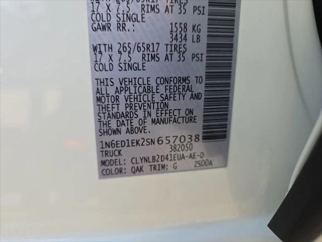 2025 Nissan Frontier Crew Cab SV 4x4
