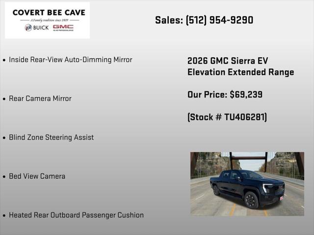 2026 GMC Sierra Extended Range Elevation