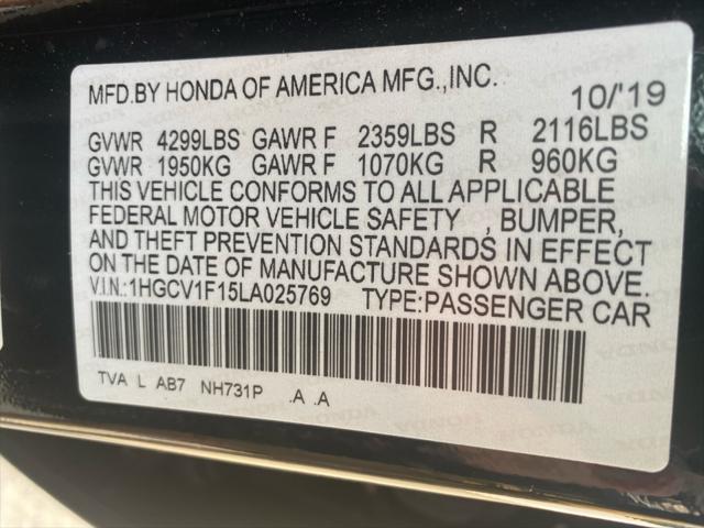2020 Honda Accord LX