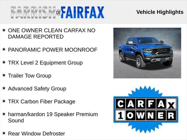 2022 RAM 1500 TRX Crew Cab 4x4 57 Box 2022 RAM 1500 TRX Crew Cab 4x4 57 Box