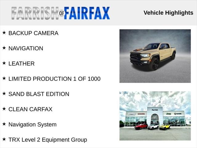 2022 RAM 1500 TRX Crew Cab 4x4 57 Box 2022 RAM 1500 TRX Crew Cab 4x4 57 Box