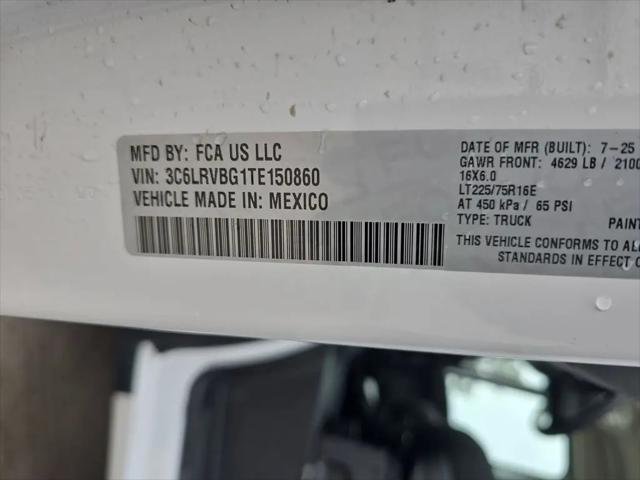 2026 Ram ProMaster Cargo Van Tradesman