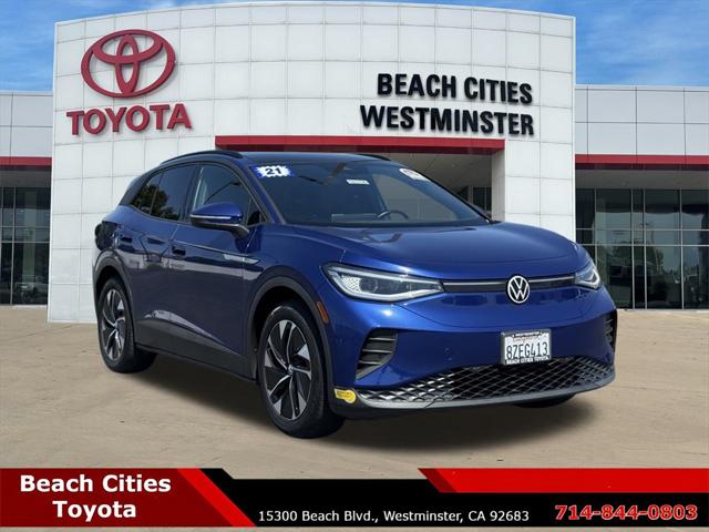 Used 2021 Volkswagen ID.4 PRO S with VIN WVGTMPE24MP020412 for sale in Westminster, CA