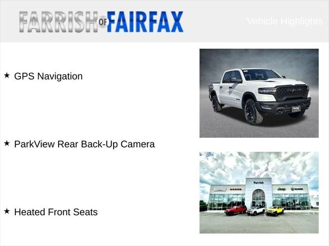 2026 RAM 1500 RAM 1500 REBEL CREW CAB 4X4 57 BOX