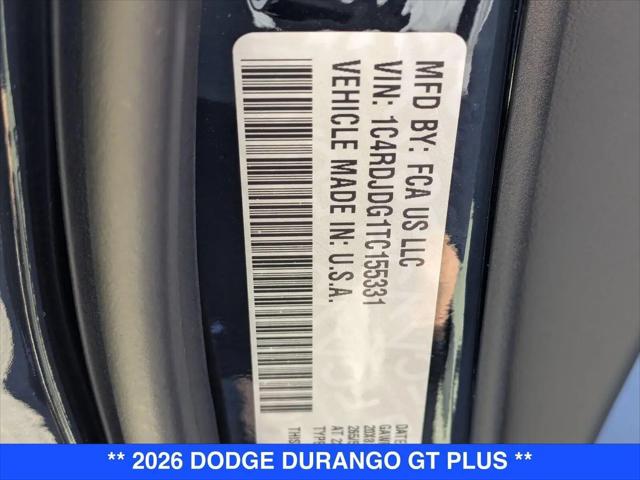 2026 Dodge Durango GT Plus AWD