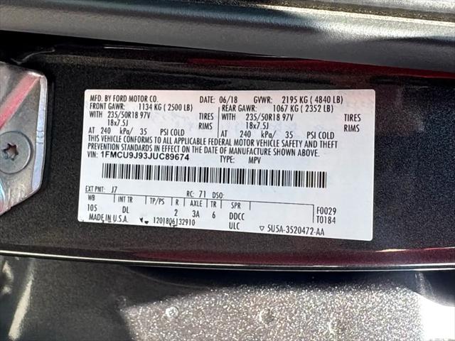 2018 Ford Escape Titanium