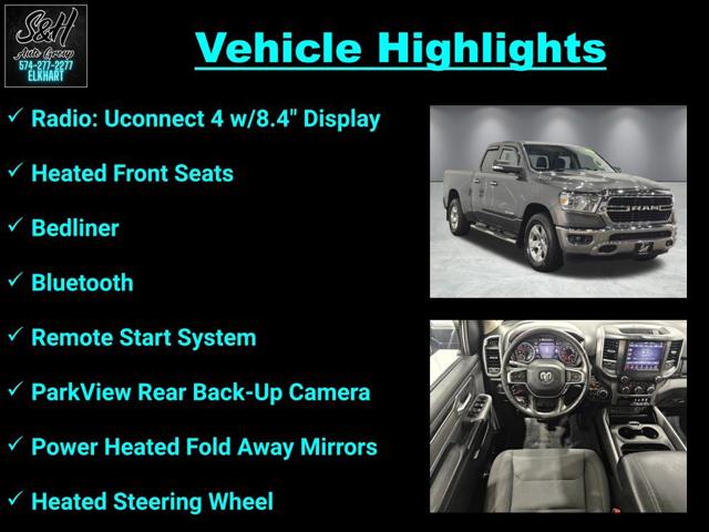 2019 Ram 1500 Big Horn/Lone Star Quad Cab 4x4 6'4" Box