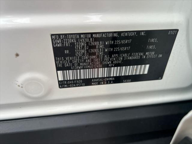 2021 Toyota RAV4 Hybrid XLE