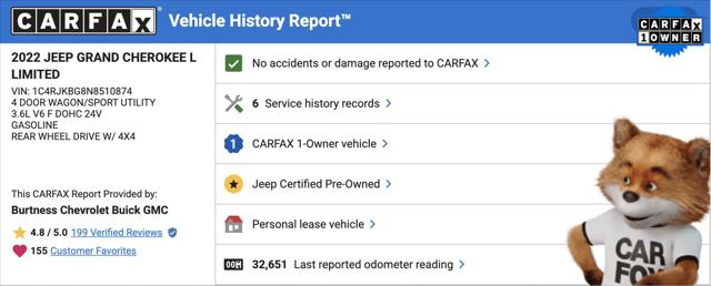 2022 Jeep Grand Cherokee L Limited 4x4 2022 Jeep Grand Cherokee L Limited 4x4