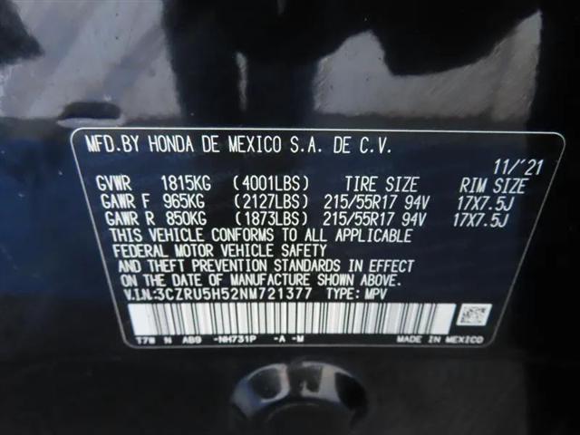 2022 Honda HR-V 2WD EX