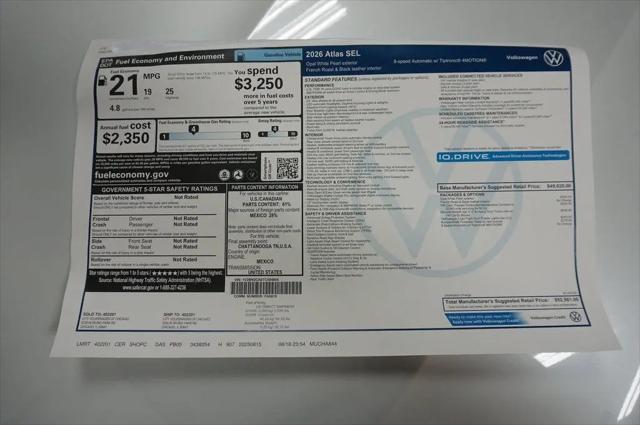 2026 Volkswagen Atlas SEL