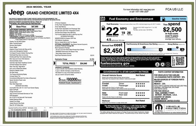 2024 Jeep Grand Cherokee Limited 4x4
