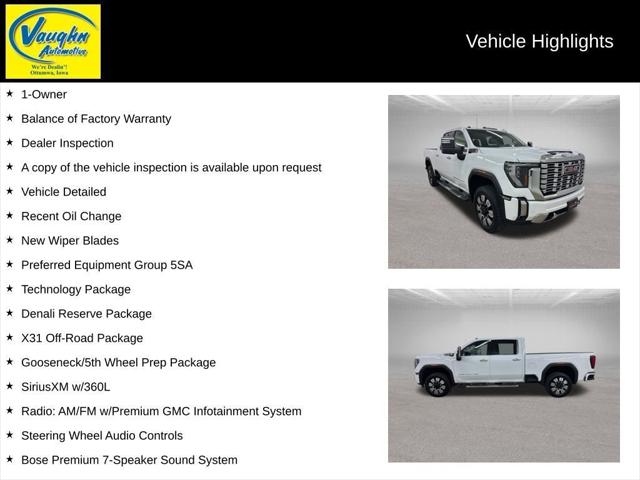 2024 GMC Sierra 2500HD 4WD Crew Cab Standard Bed Denali