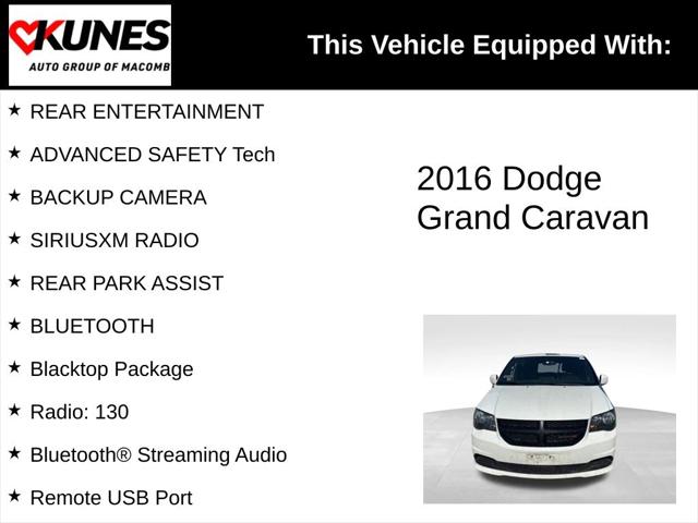 2016 Dodge Grand Caravan SE Plus 2016 Dodge Grand Caravan SE Plus
