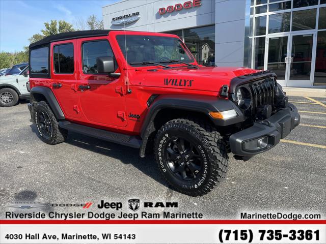 2021 Jeep Wrangler Unlimited Willys 4x4 2021 Jeep Wrangler Unlimited Willys 4x4