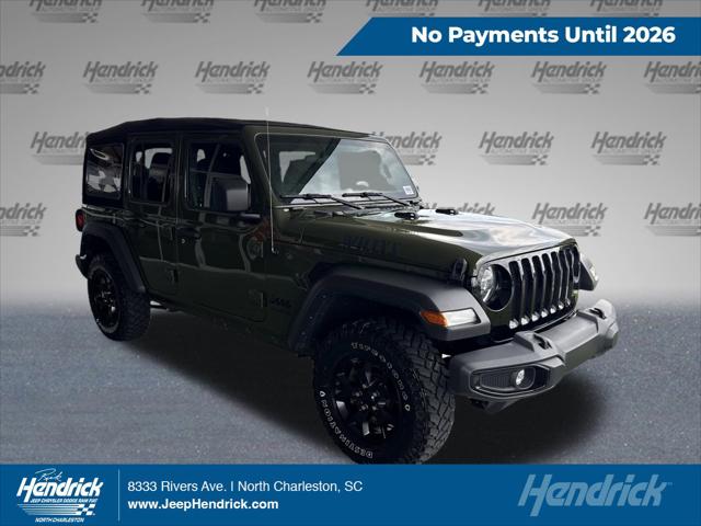 2021 Jeep Wrangler Unlimited Willys 4x4 2021 Jeep Wrangler Unlimited Willys 4x4
