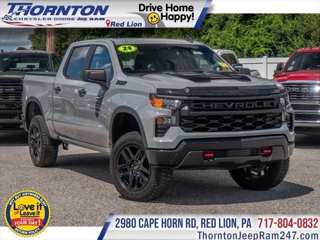 2024 Chevrolet Silverado 1500 4WD Crew Cab Short Bed Custom Trail Boss