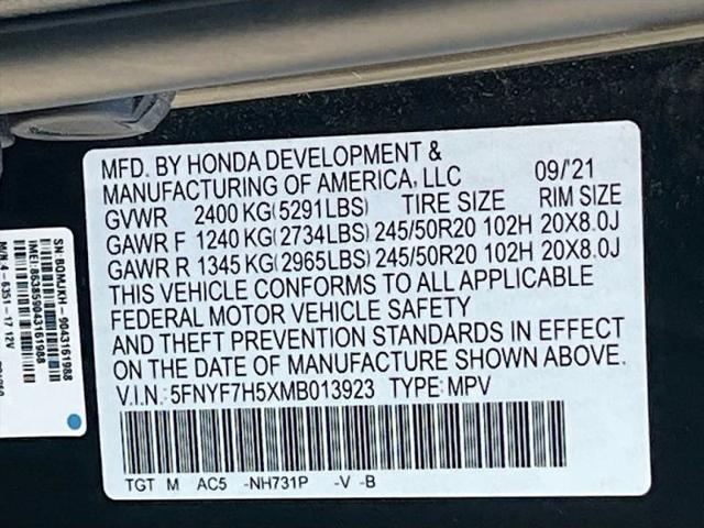 2021 Honda Passport 2WD EX-L